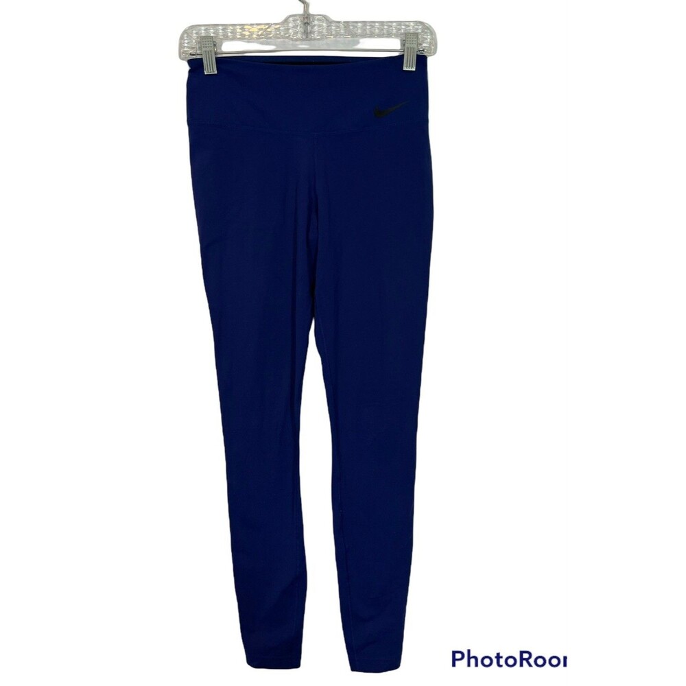 Nike Dri Fit Women's Full Length Yoga Pants - Purple - Size Small